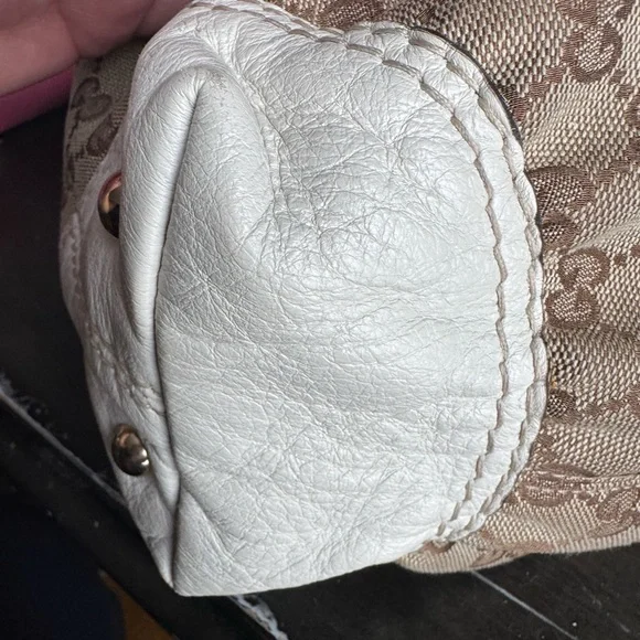 Gucci Brown and Cream Satchel - Picture 5 of 6